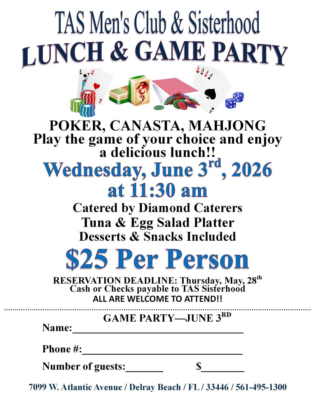 Game Party June 3