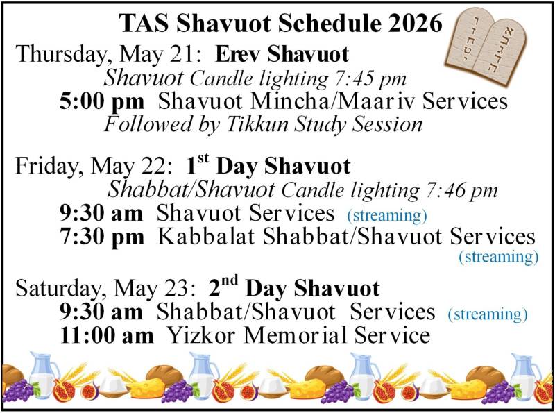 Shavuot 2026