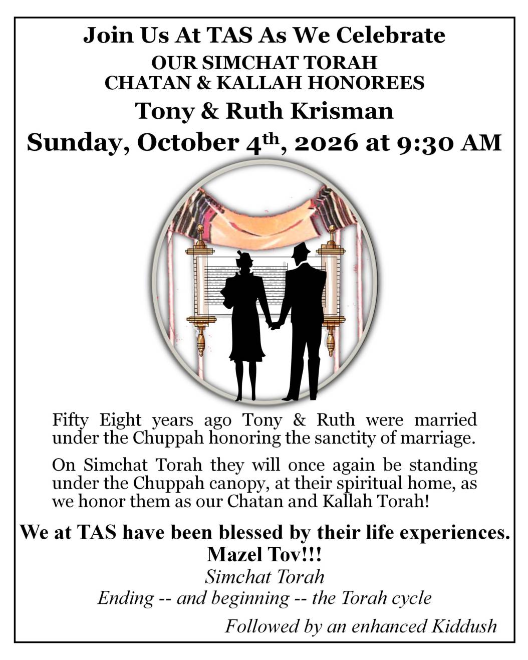 KISMAN Simchat Torah