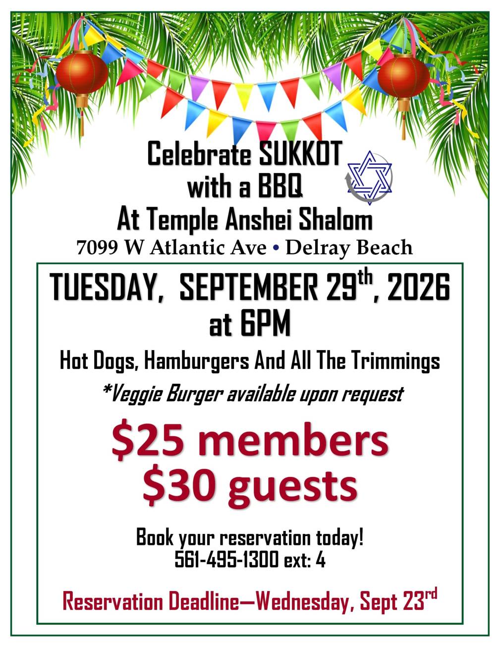 Sukkot BBQ